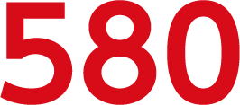 上場企業取引社数 約580社